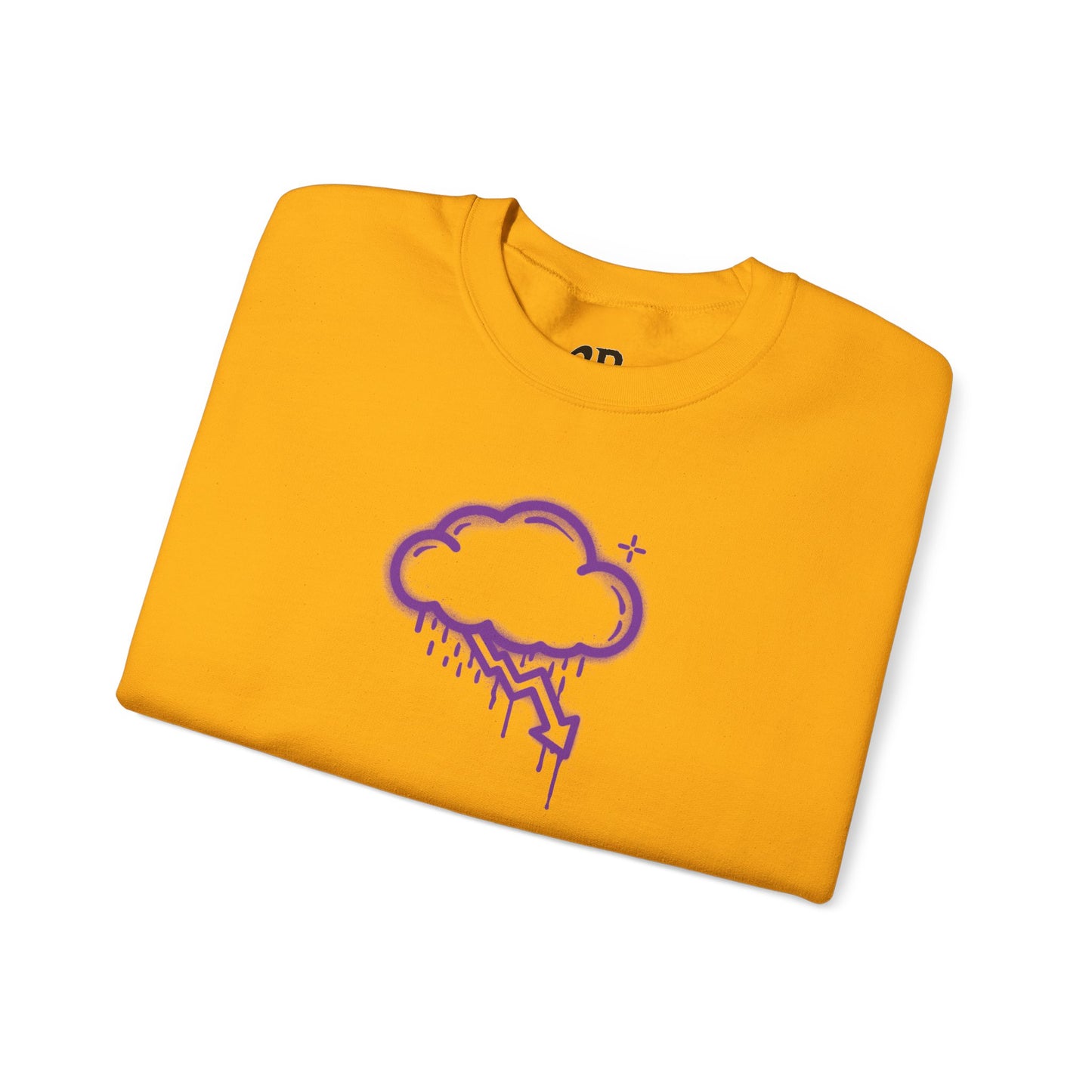 Purple Graffiti Crash Cloud Crewneck (9 Colors)