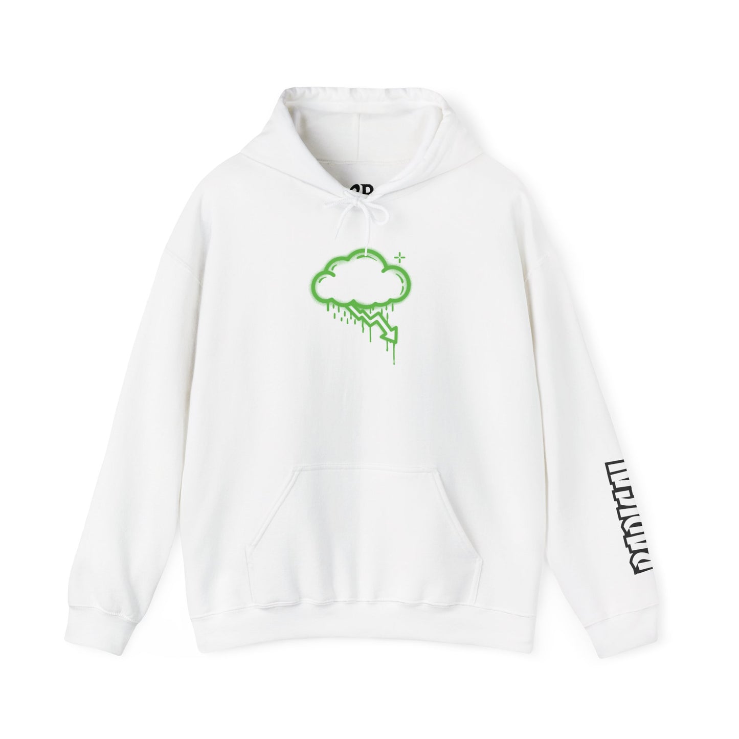 RADICAL Green Graffiti Crash Cloud Hoodie (7 Colors)