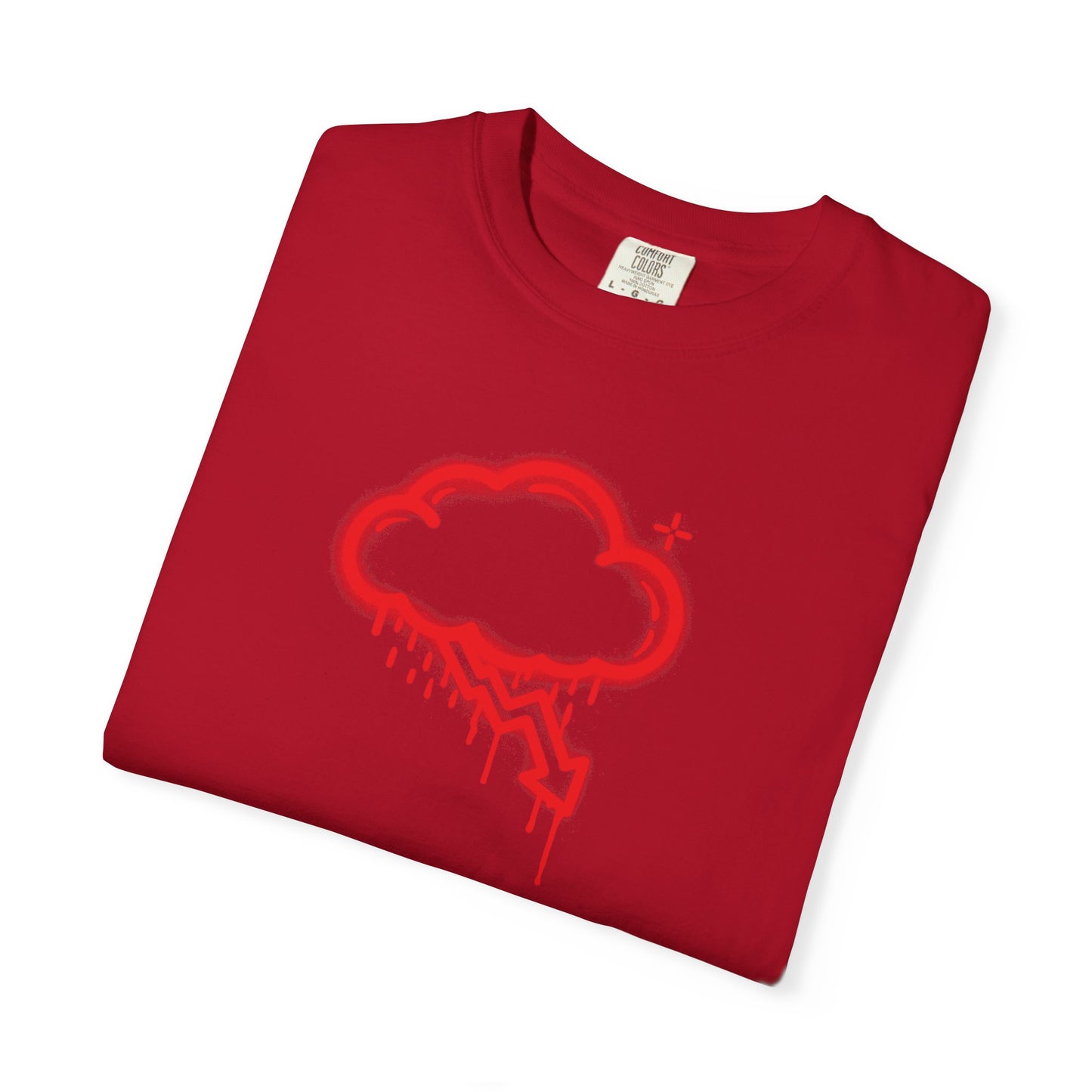 Red Graffiti Crash Cloud Tee (7 Colors)