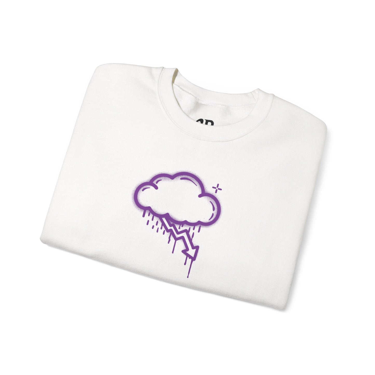 Purple Graffiti Crash Cloud Crewneck (9 Colors)