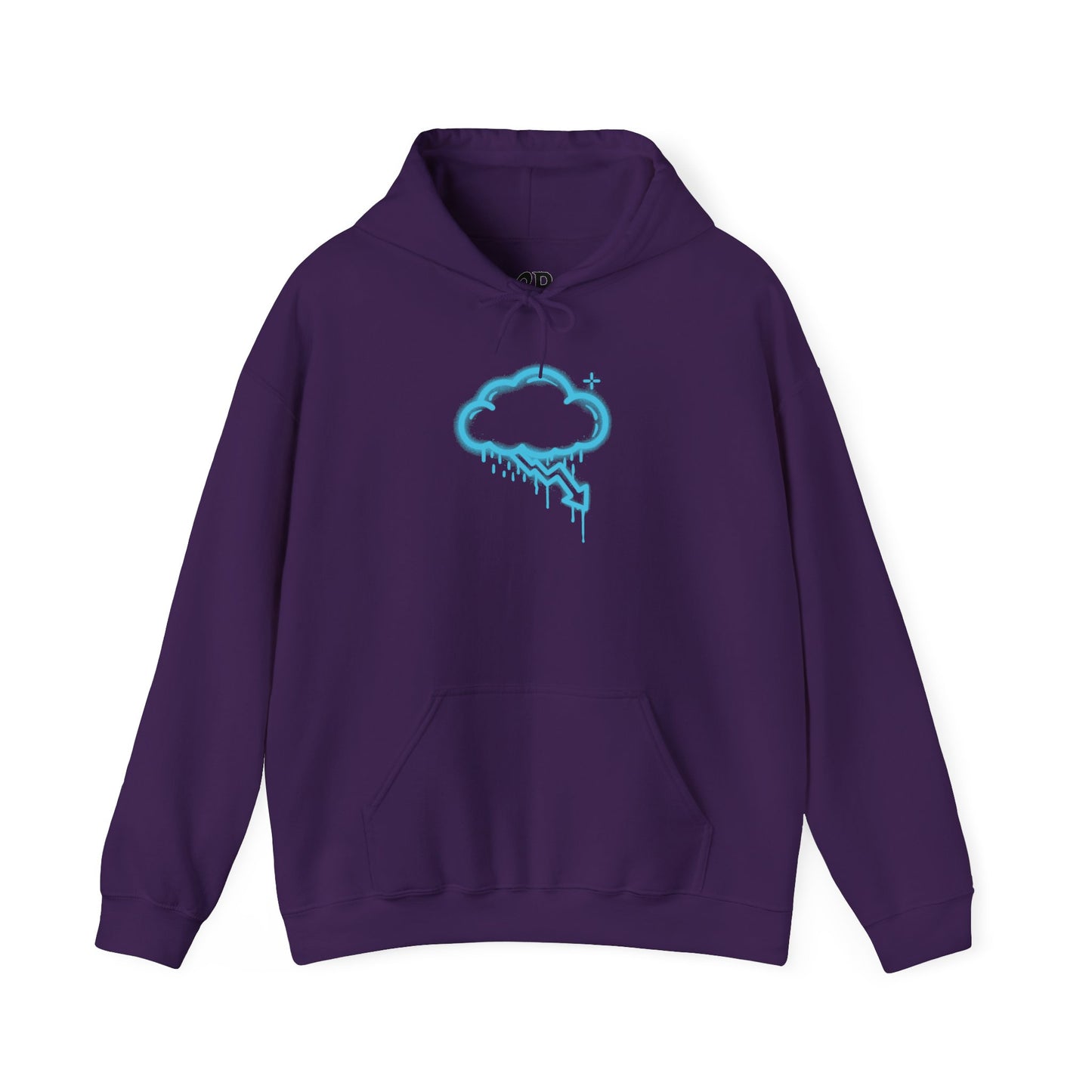 Blue Graffiti Crash Cloud Hoodie (9 Colors)
