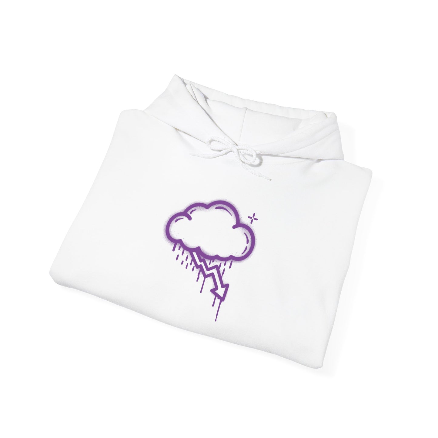 Purple Graffiti Crash Cloud Hoodie (9 Colors)