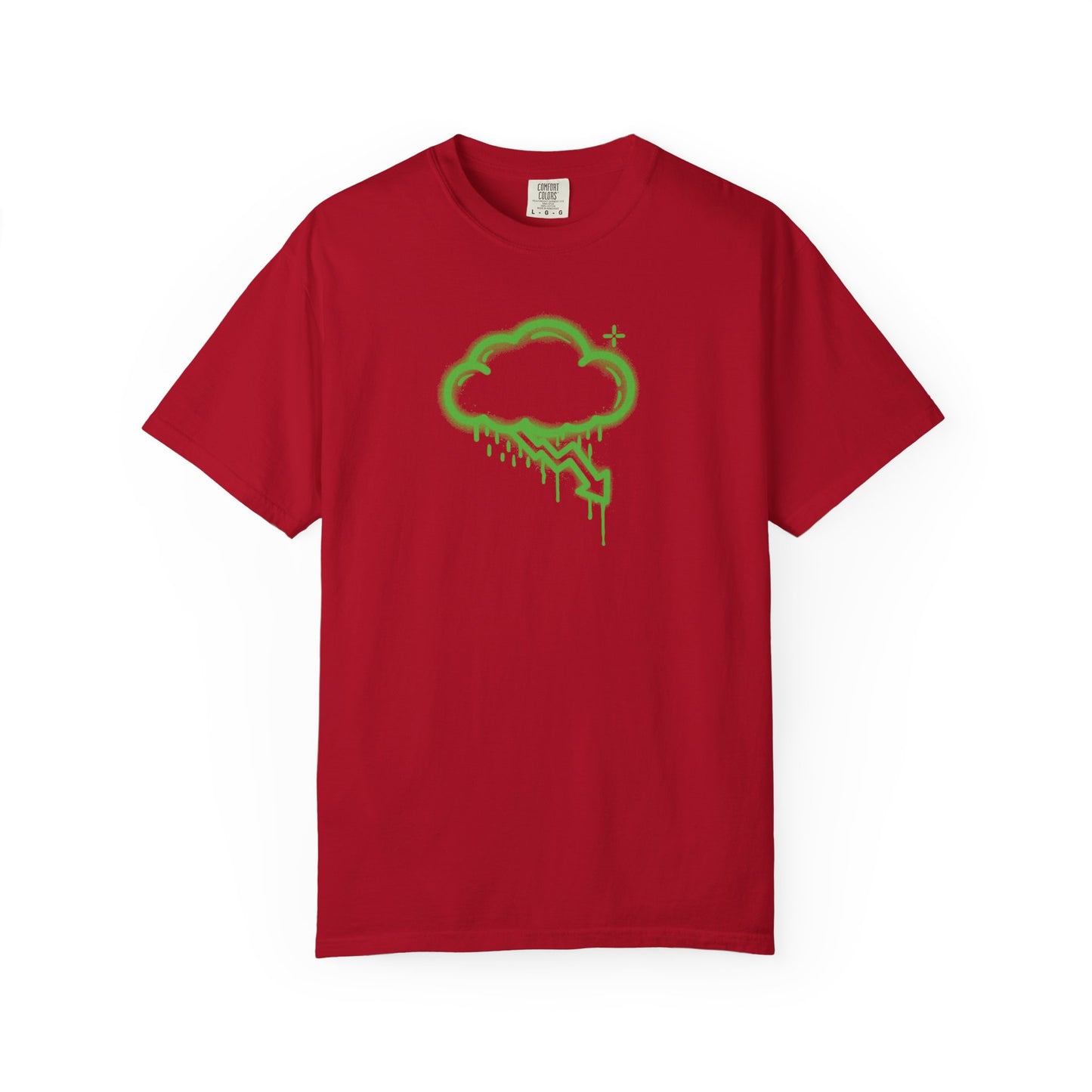 Green Graffiti Crash Cloud Tee (6 Colors)
