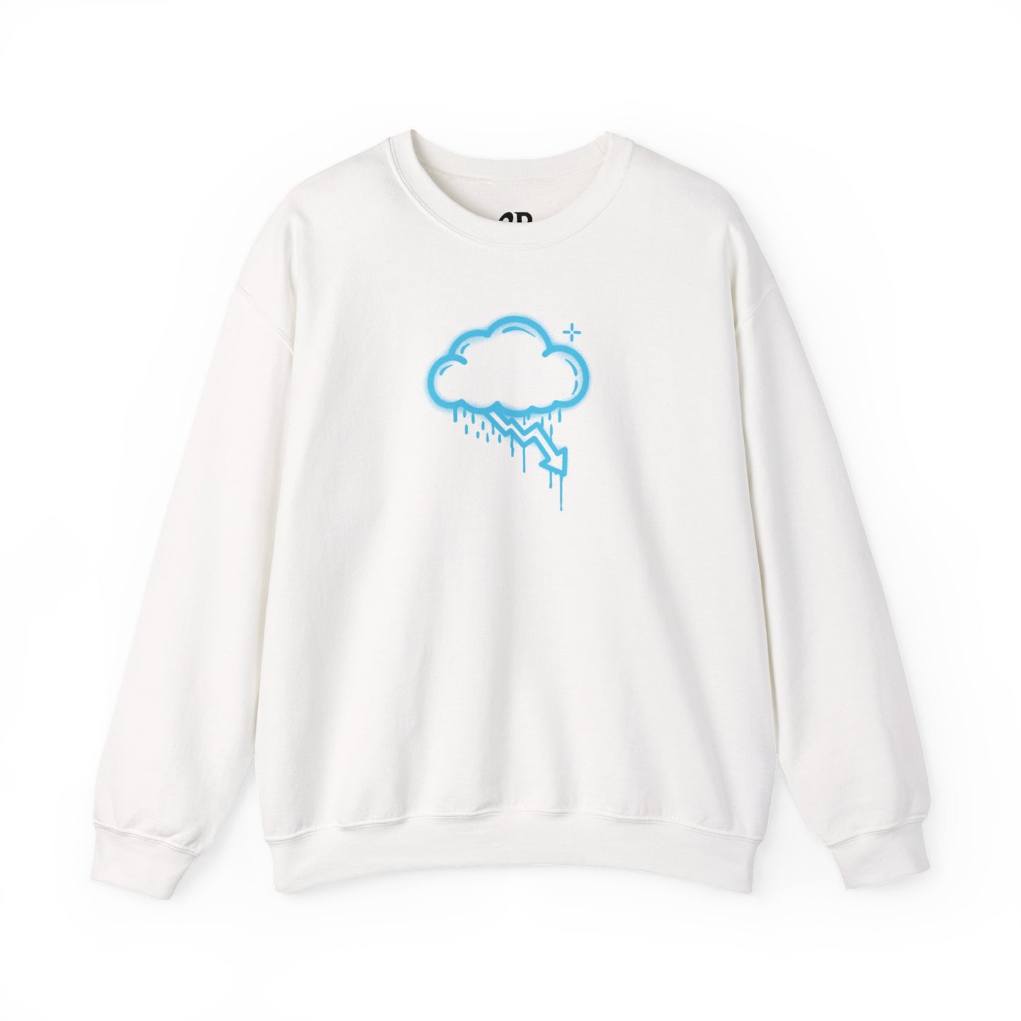 Blue Graffiti Crash Cloud Crewneck (9 Colors)