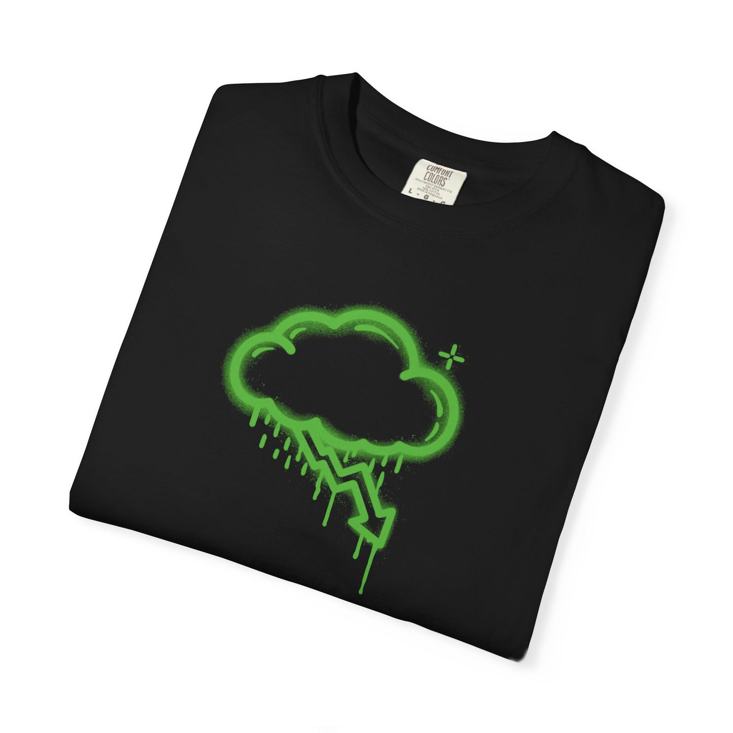 Green Graffiti Crash Cloud Tee (6 Colors)