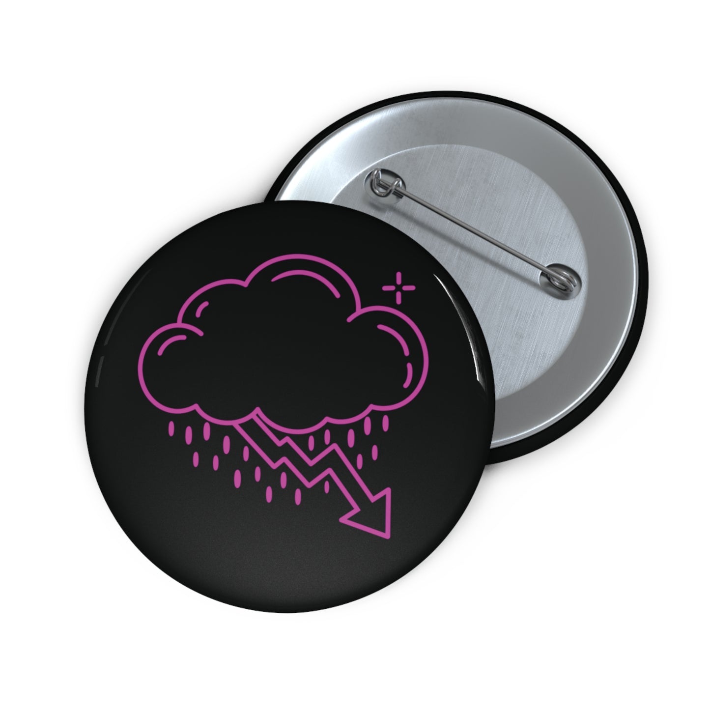 Pink Crash Cloud Pin
