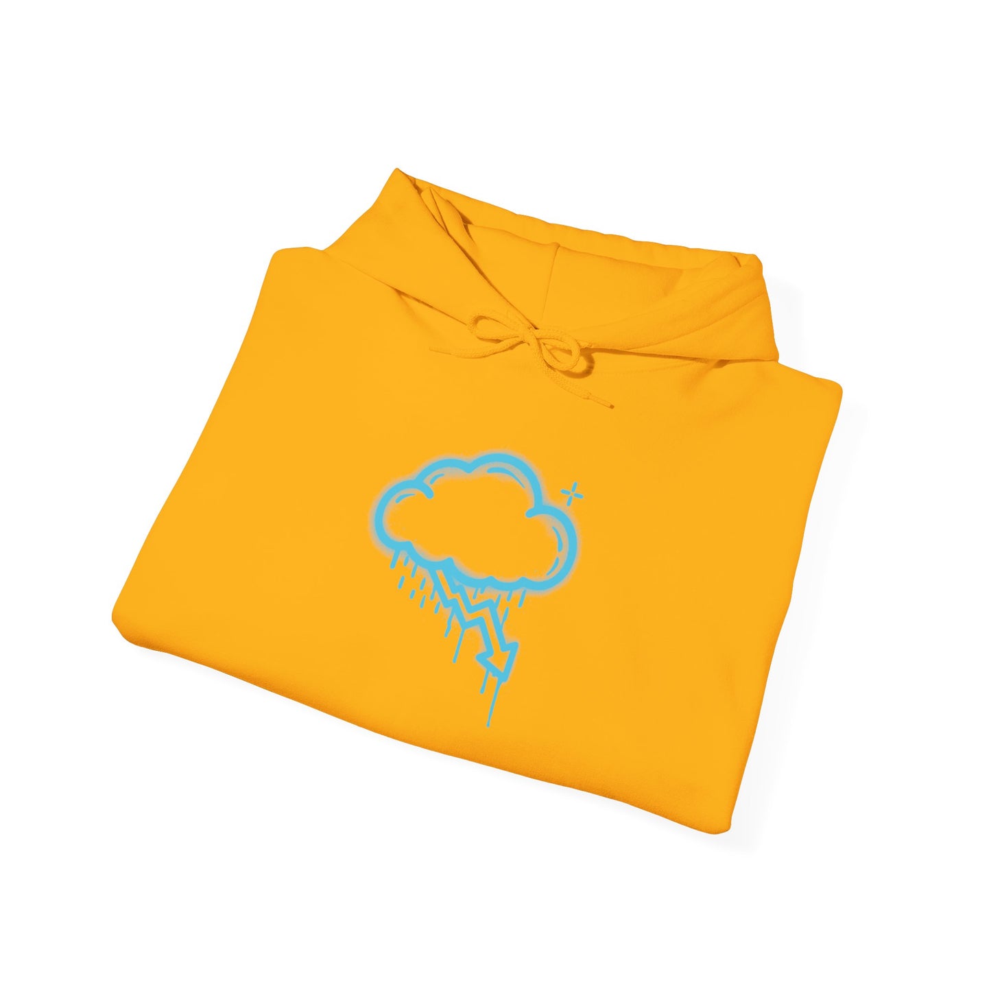 Blue Graffiti Crash Cloud Hoodie (9 Colors)