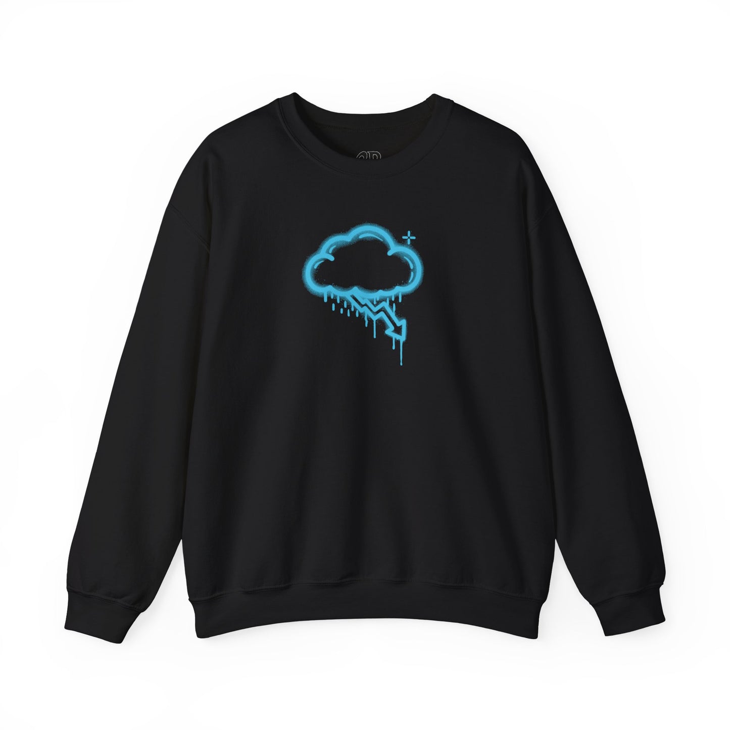Blue Graffiti Crash Cloud Crewneck (9 Colors)