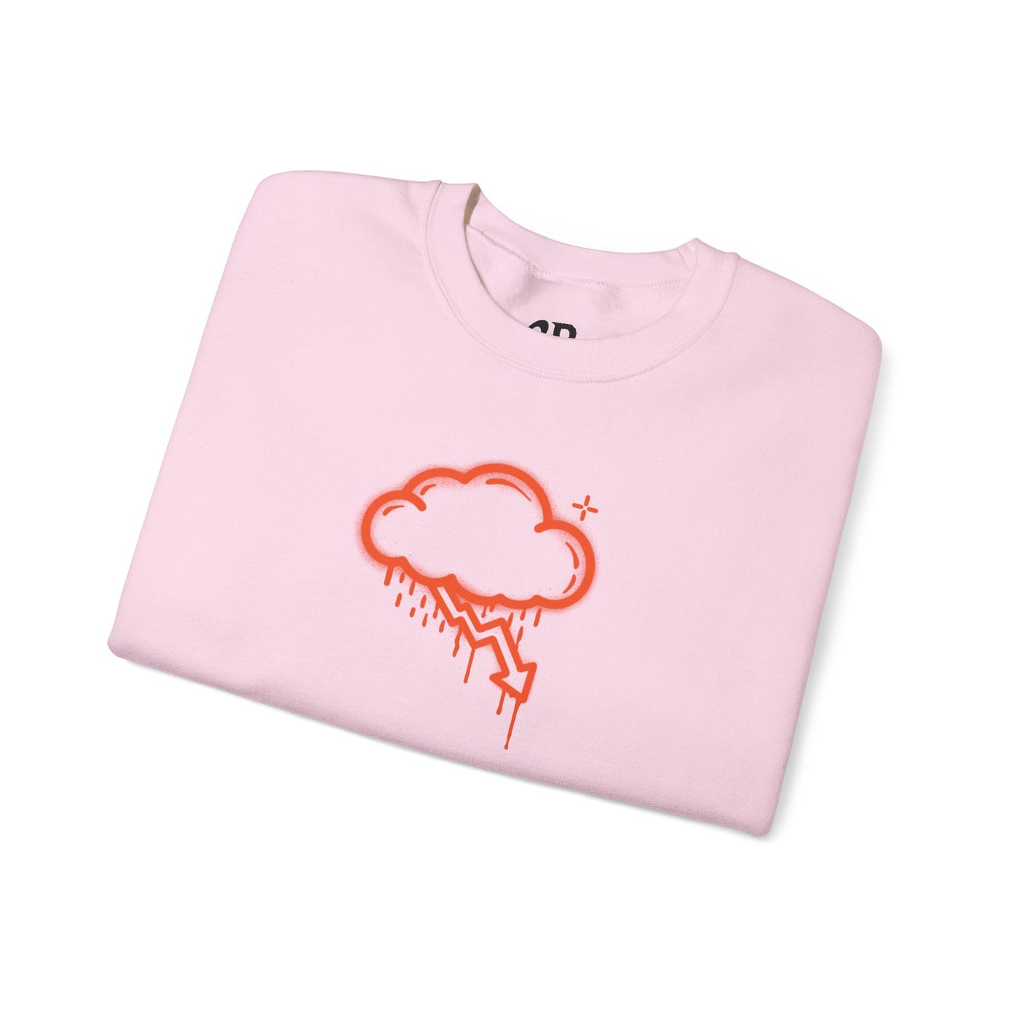 Orange Graffiti Crash Cloud Crewneck (9 Colors)
