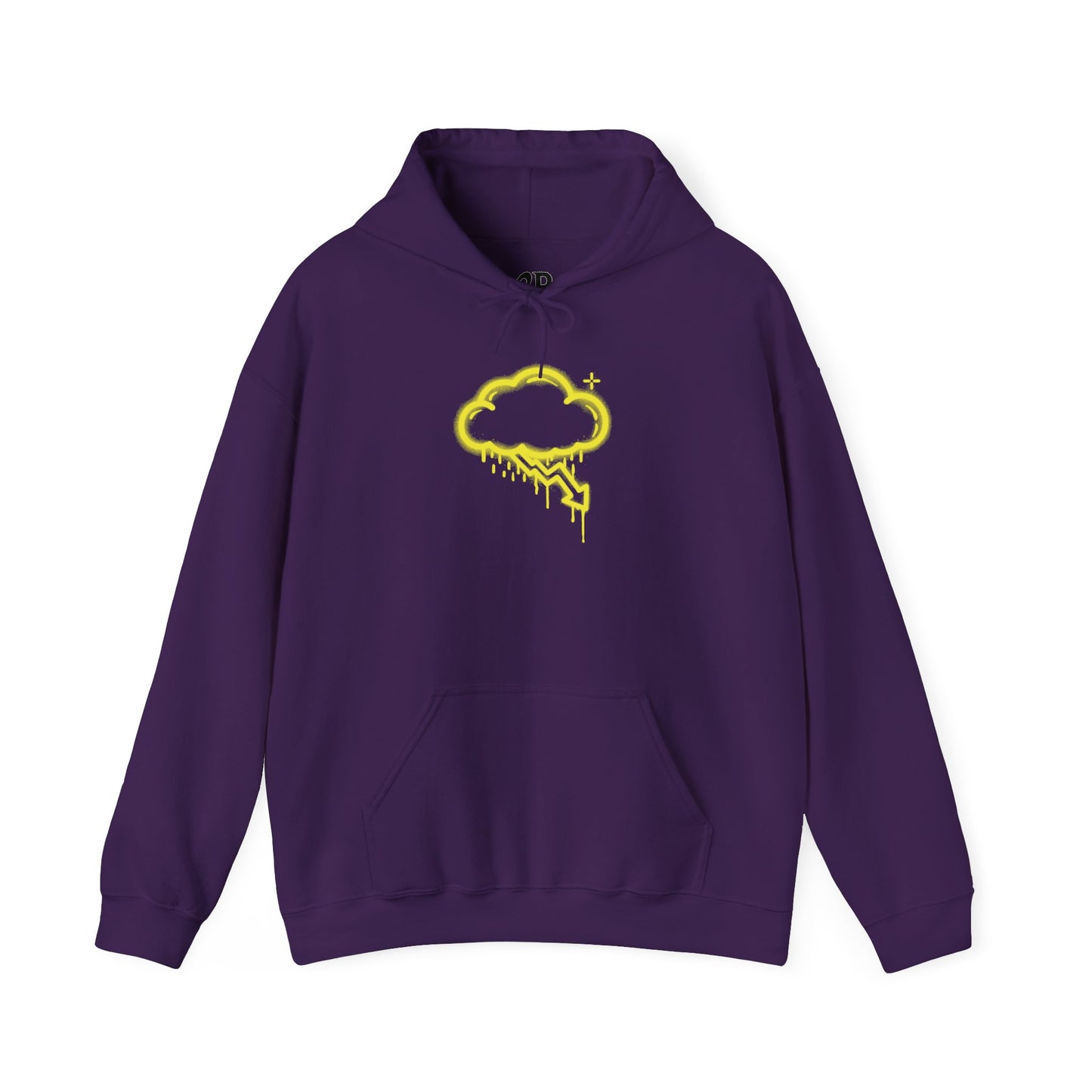 Yellow Graffiti Crash Cloud Hoodie (9 Colors)