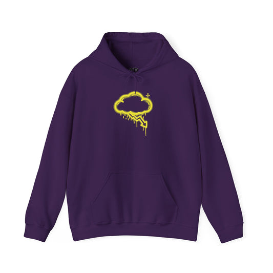 Yellow Graffiti Crash Cloud Hoodie (9 Colors)