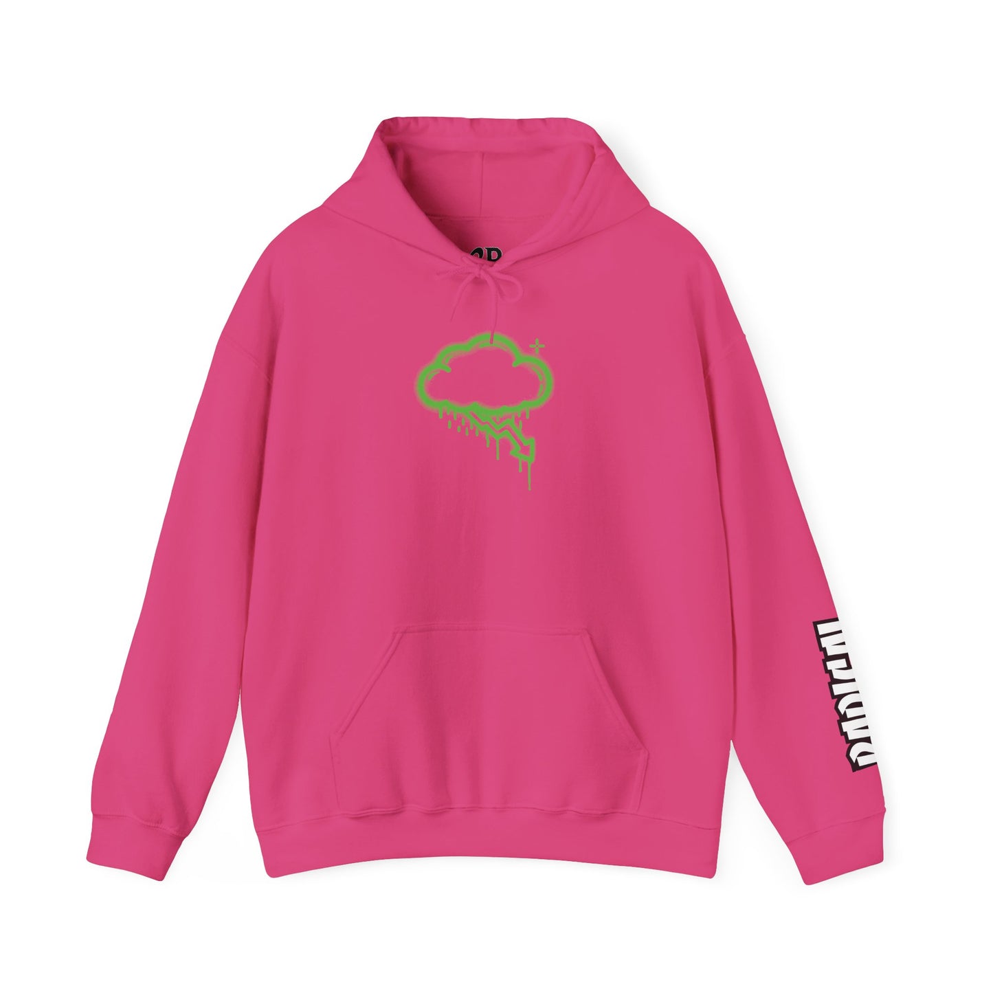 RADICAL Green Graffiti Crash Cloud Hoodie (7 Colors)