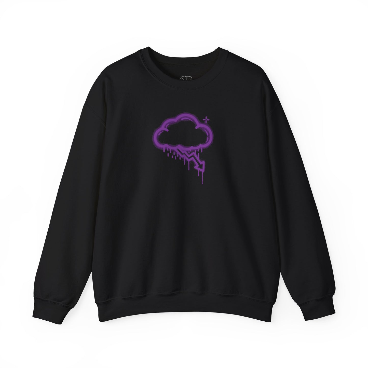 Purple Graffiti Crash Cloud Crewneck (9 Colors)