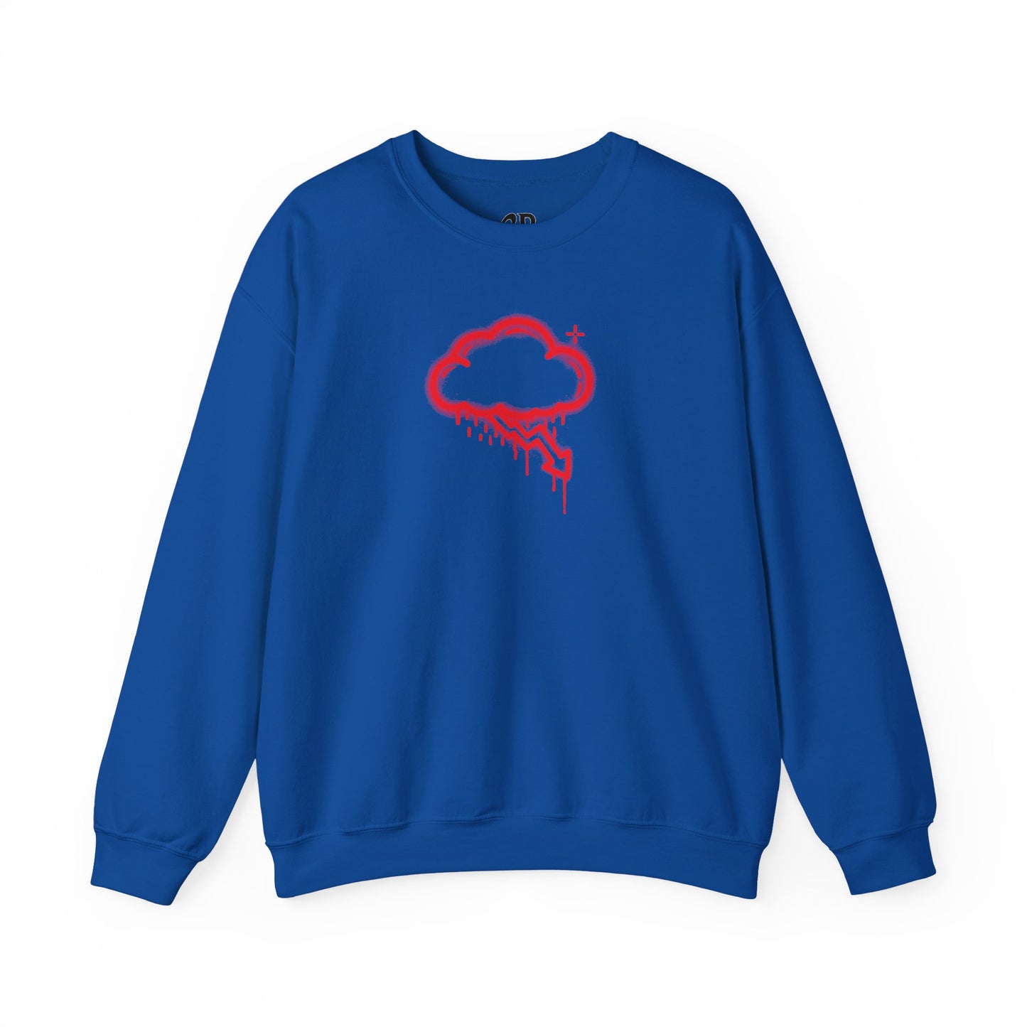 Red Graffiti Crash Cloud Crewneck (9 Colors)