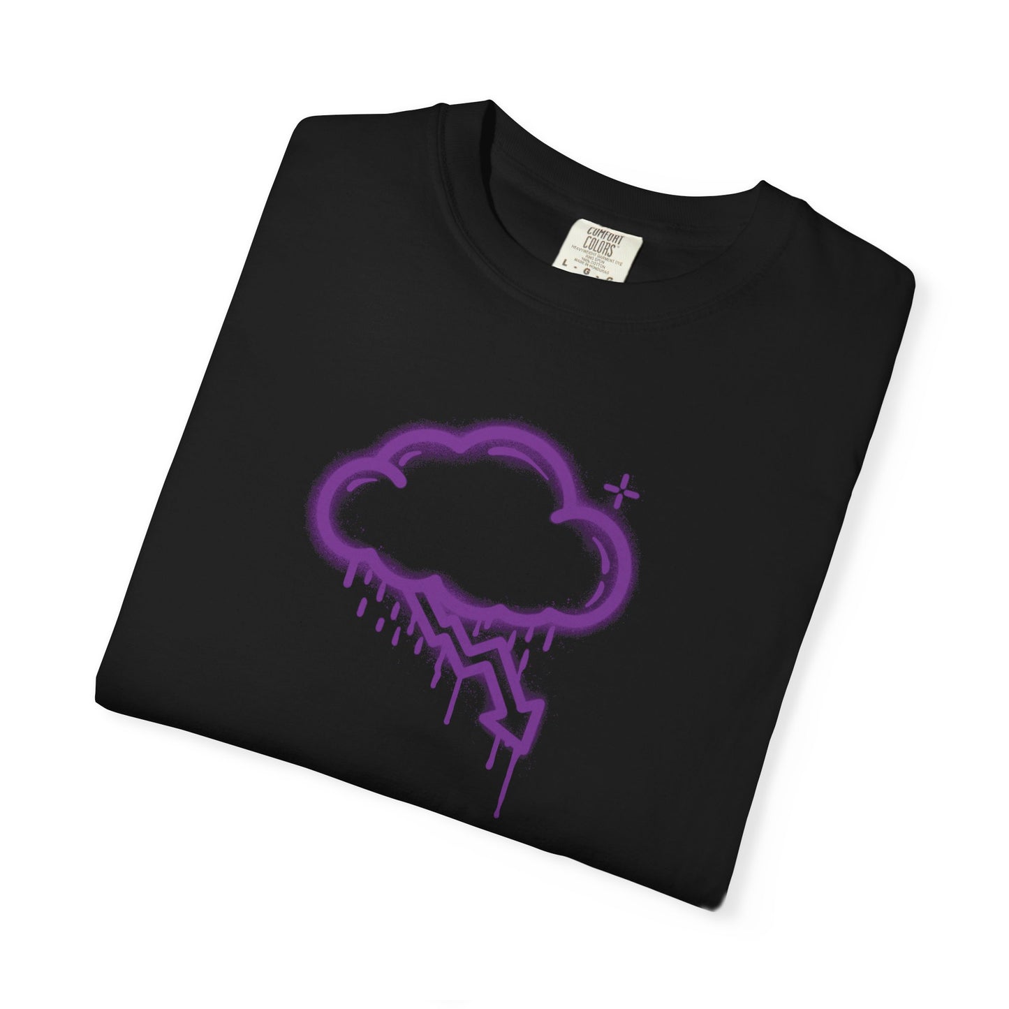 Purple Graffiti Crash Cloud Tee (6 Colors)