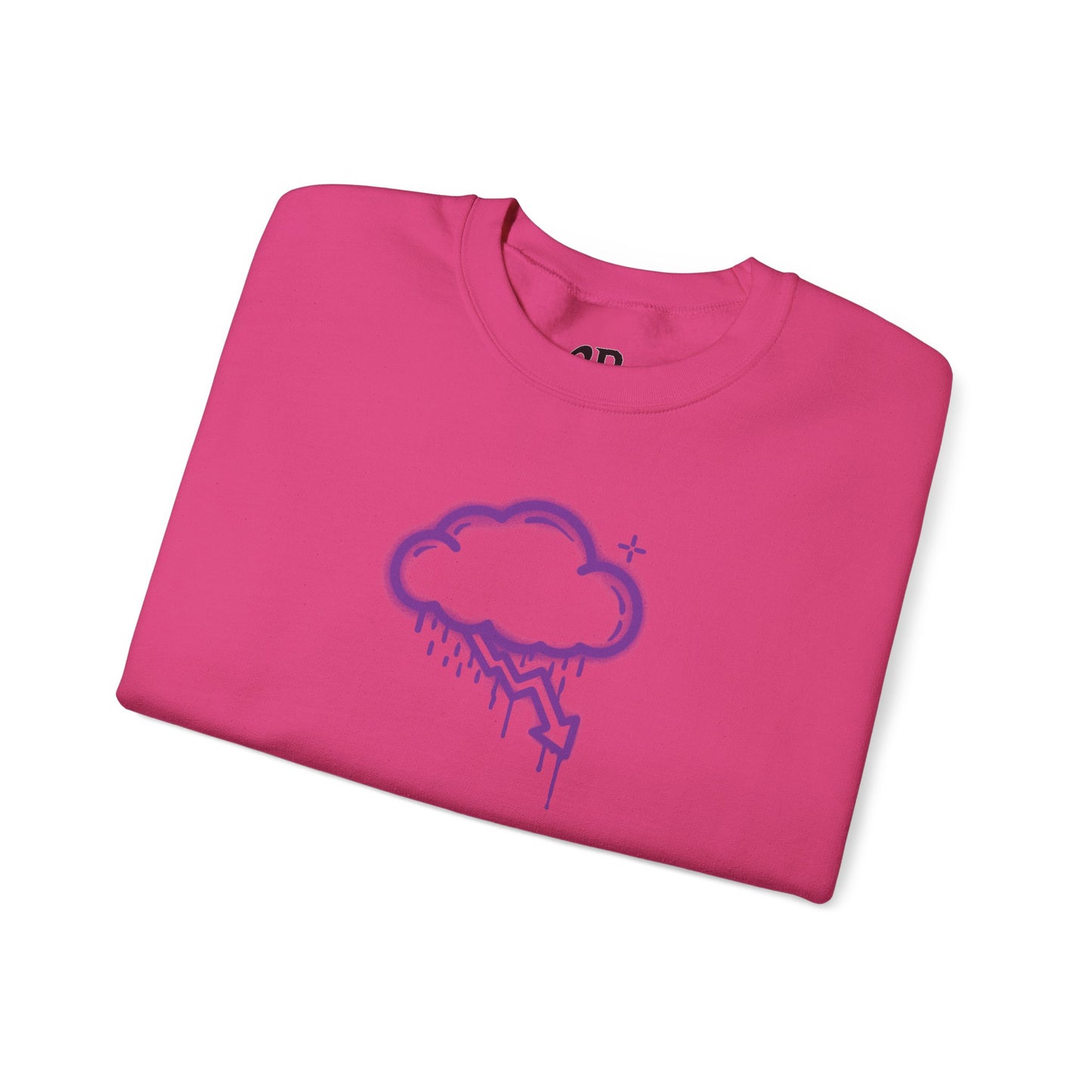Purple Graffiti Crash Cloud Crewneck (9 Colors)