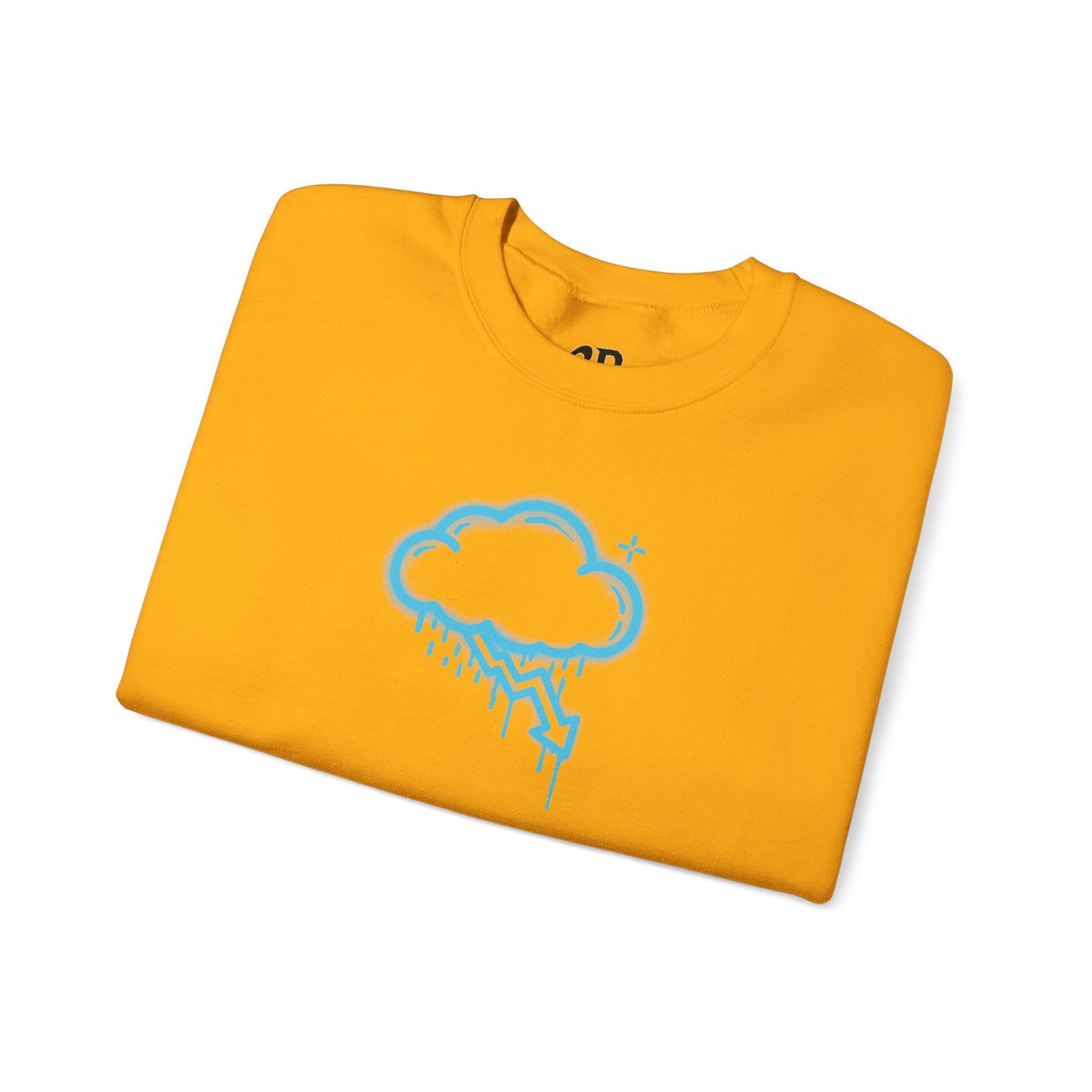 Blue Graffiti Crash Cloud Crewneck (9 Colors)