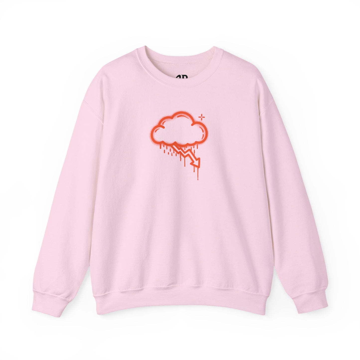 Orange Graffiti Crash Cloud Crewneck (9 Colors)