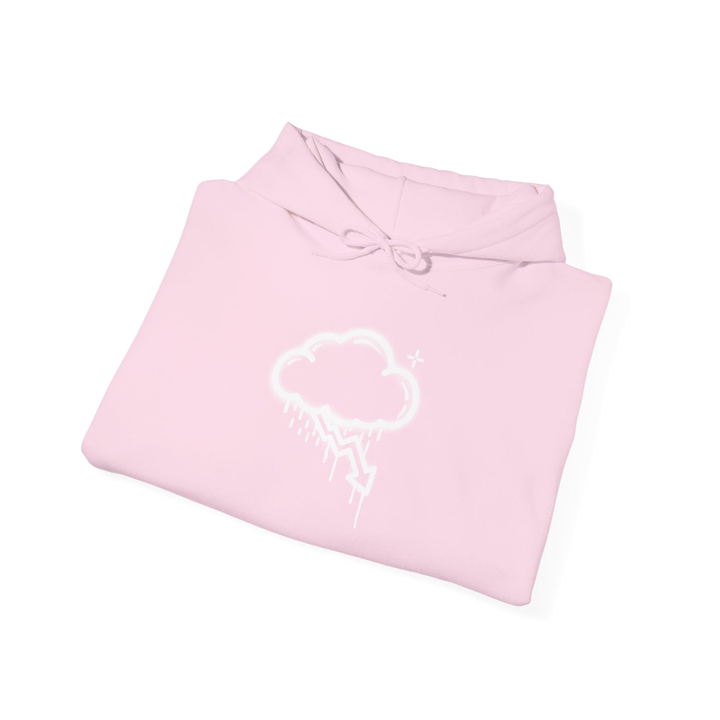 White Graffiti Crash Cloud Hoodies (8 colors)